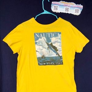 Retro Nautica “Big Print” Shirt Size Large